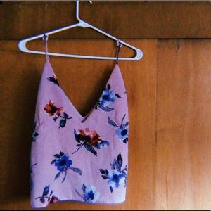 FLORAL PINK TANK TOP